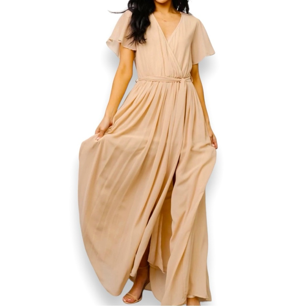 NWT Baltic Born Kristina Maxi Dress in Natural Size Large - Picture 3 of 7